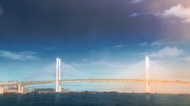 Haruka no Ougon ED Bay Bridge Scene